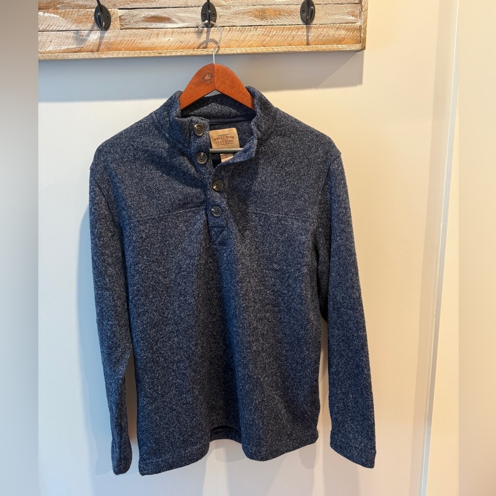 Classic Blue Crewneck Sweater